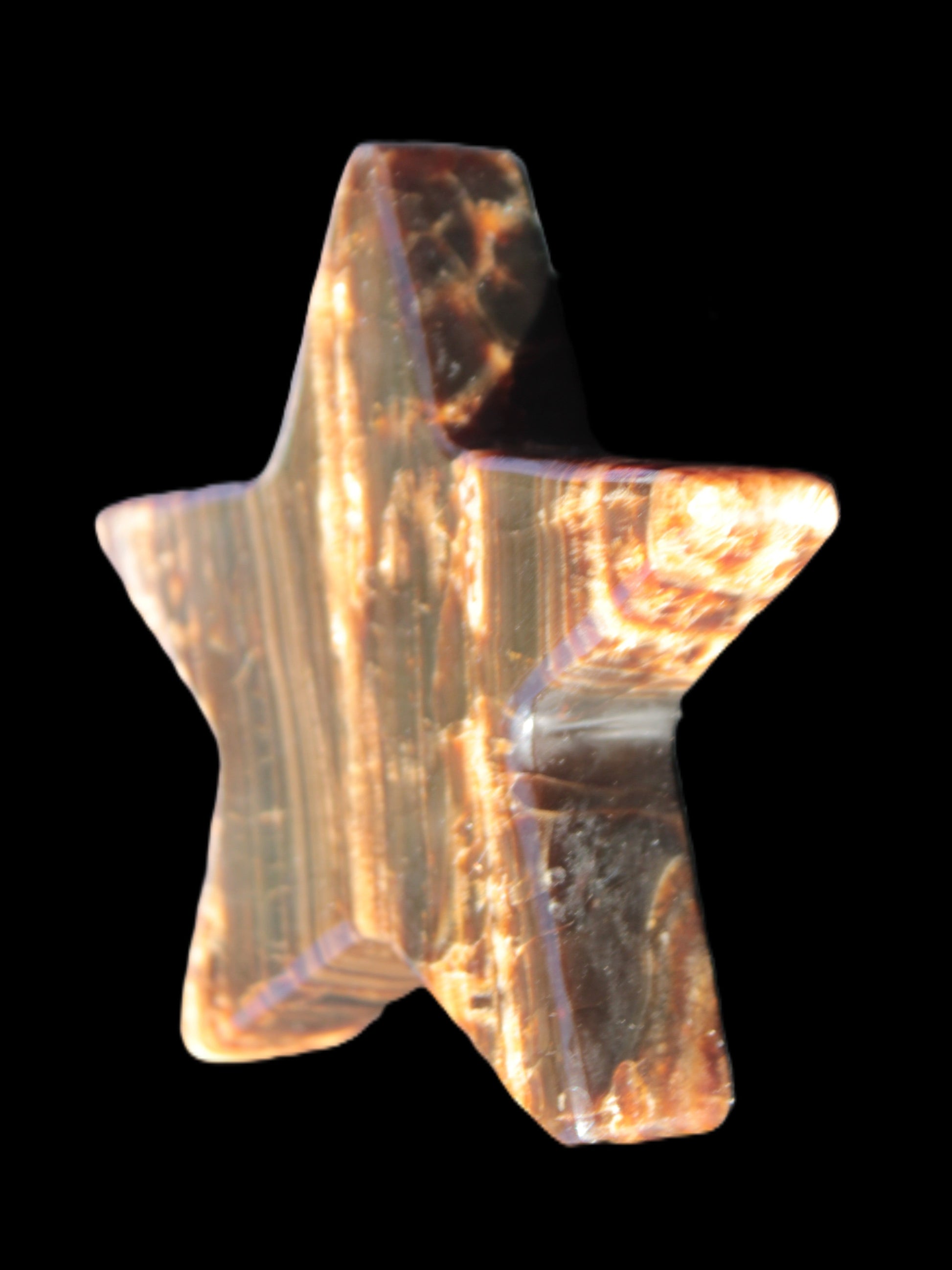 Chocolate Calcite Star 103*18mm 249.6g Rocks and Things Store