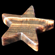 Chocolate Calcite Star 105*20mm 266.5g Rocks and Things Store