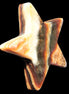 Chocolate Calcite Star 105*19mm 244g Rocks and Things Store