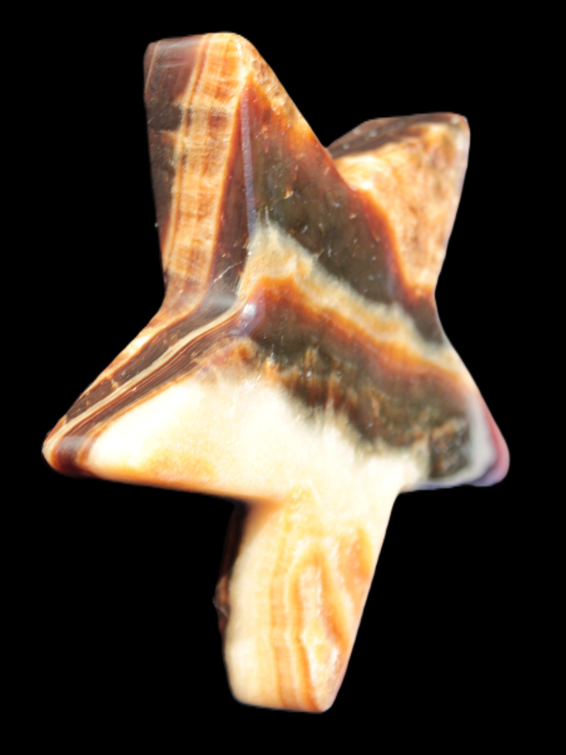 Chocolate Calcite Star 105*19mm 244g Rocks and Things Store