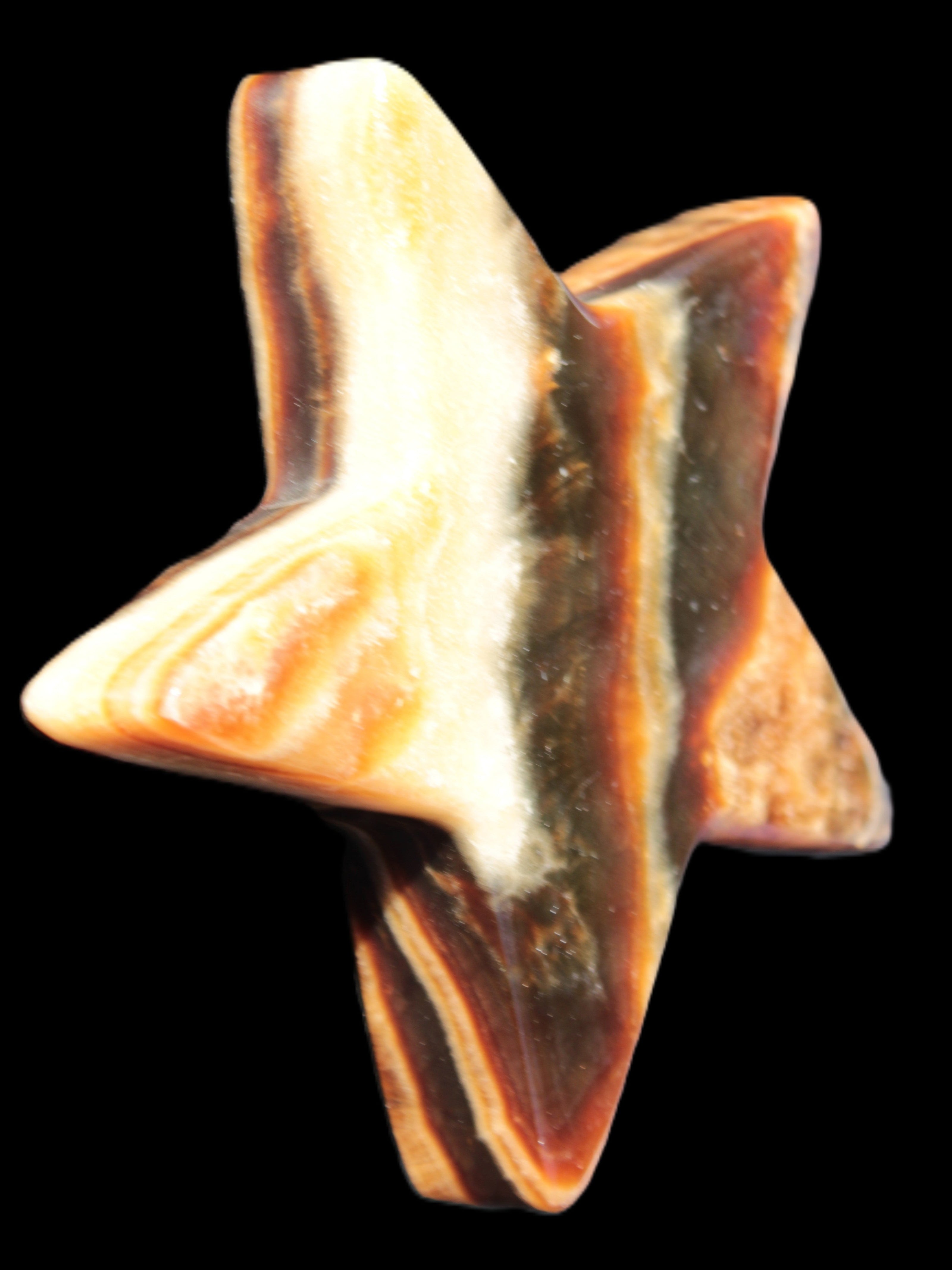 Chocolate Calcite Star 105*19mm 244g Rocks and Things Store