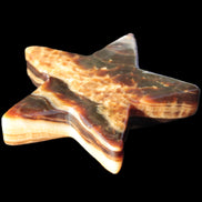 Chocolate Calcite Star 105*19mm 244g Rocks and Things Store