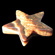 Chocolate Calcite Star 105*19mm 244g Rocks and Things Store