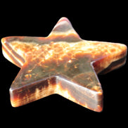 Chocolate Calcite Star 105*19mm 244g Rocks and Things Store