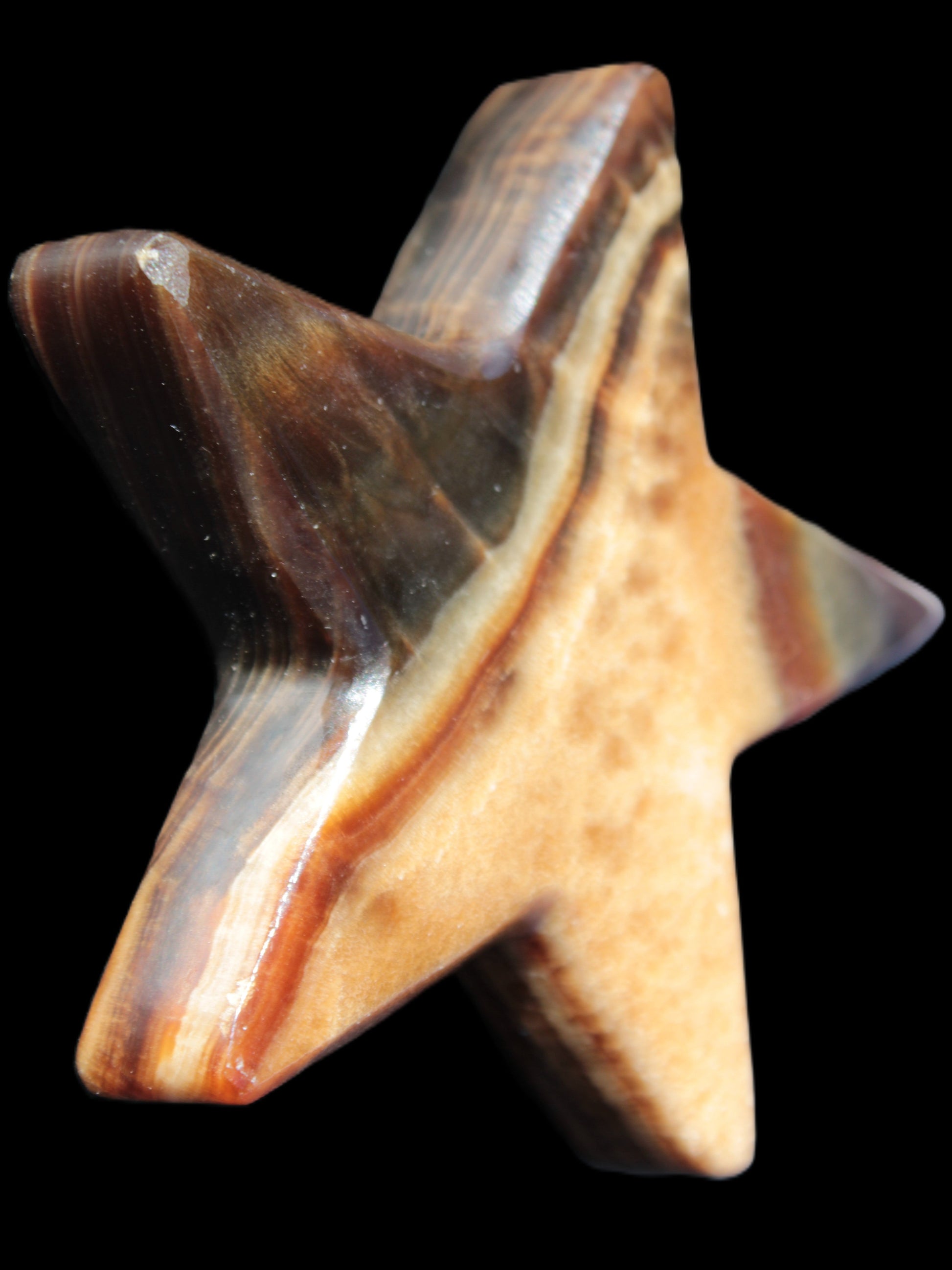 Chocolate Calcite Star 103*17mm 232.4g Rocks and Things Store