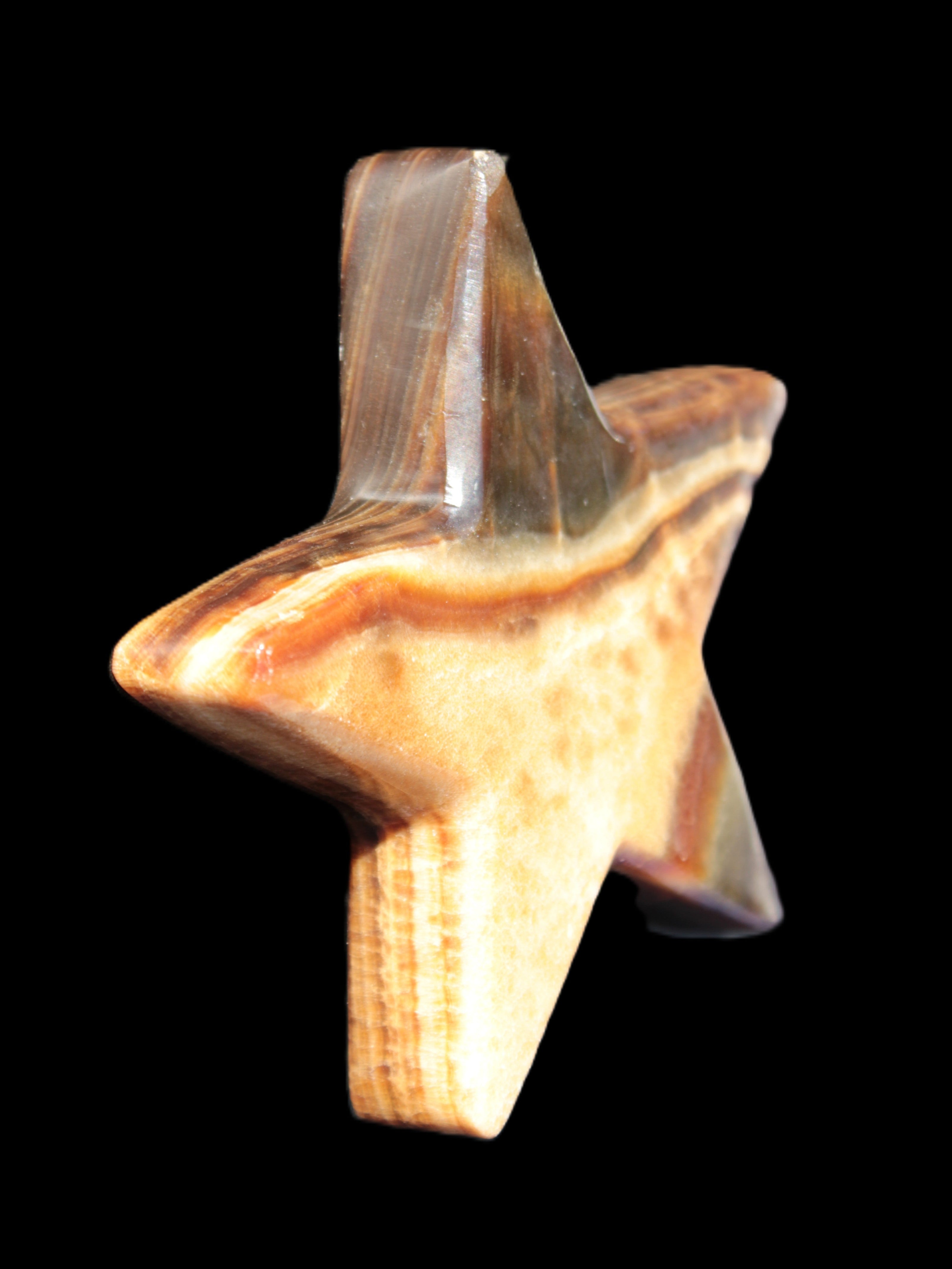 Chocolate Calcite Star 103*17mm 232.4g Rocks and Things Store