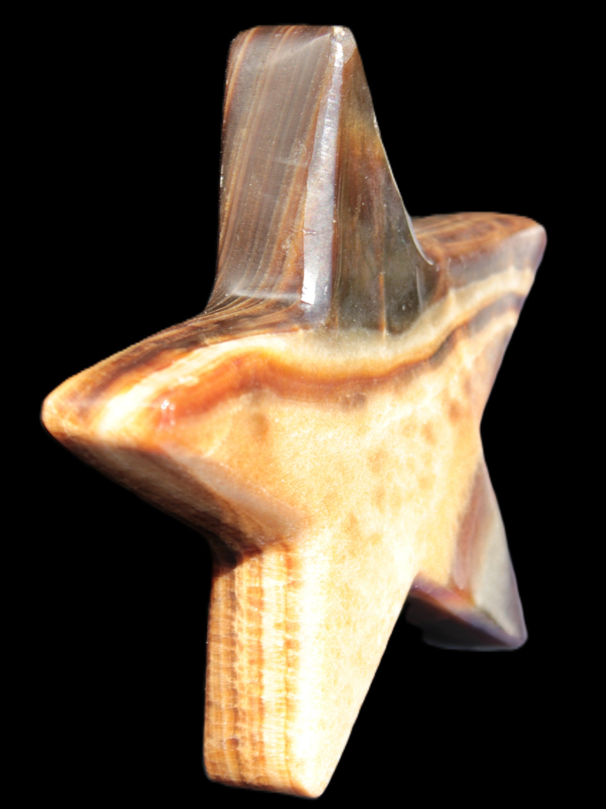 Chocolate Calcite Star 103*17mm 232.4g Rocks and Things Store