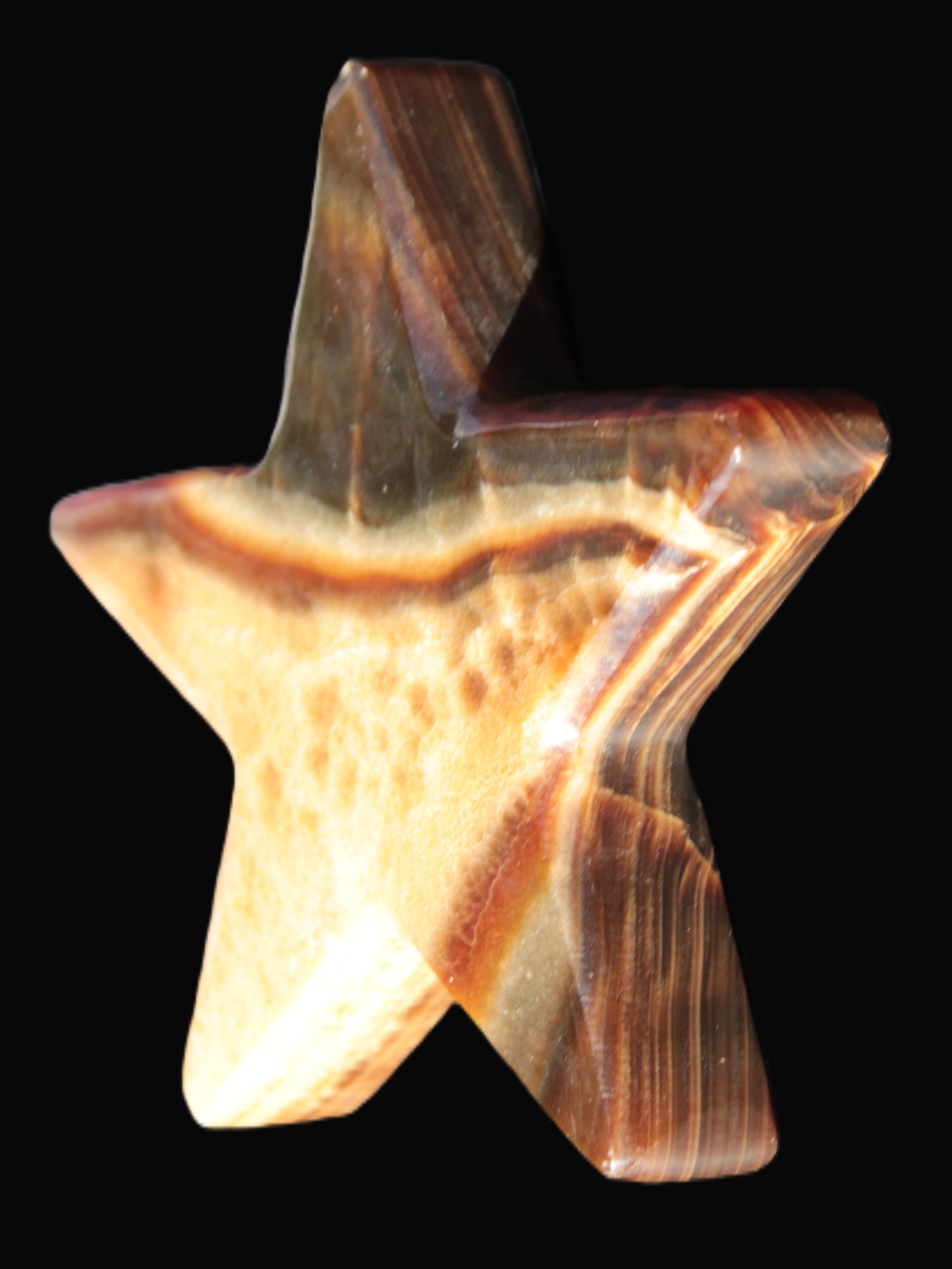 Chocolate Calcite Star 103*17mm 232.4g Rocks and Things Store