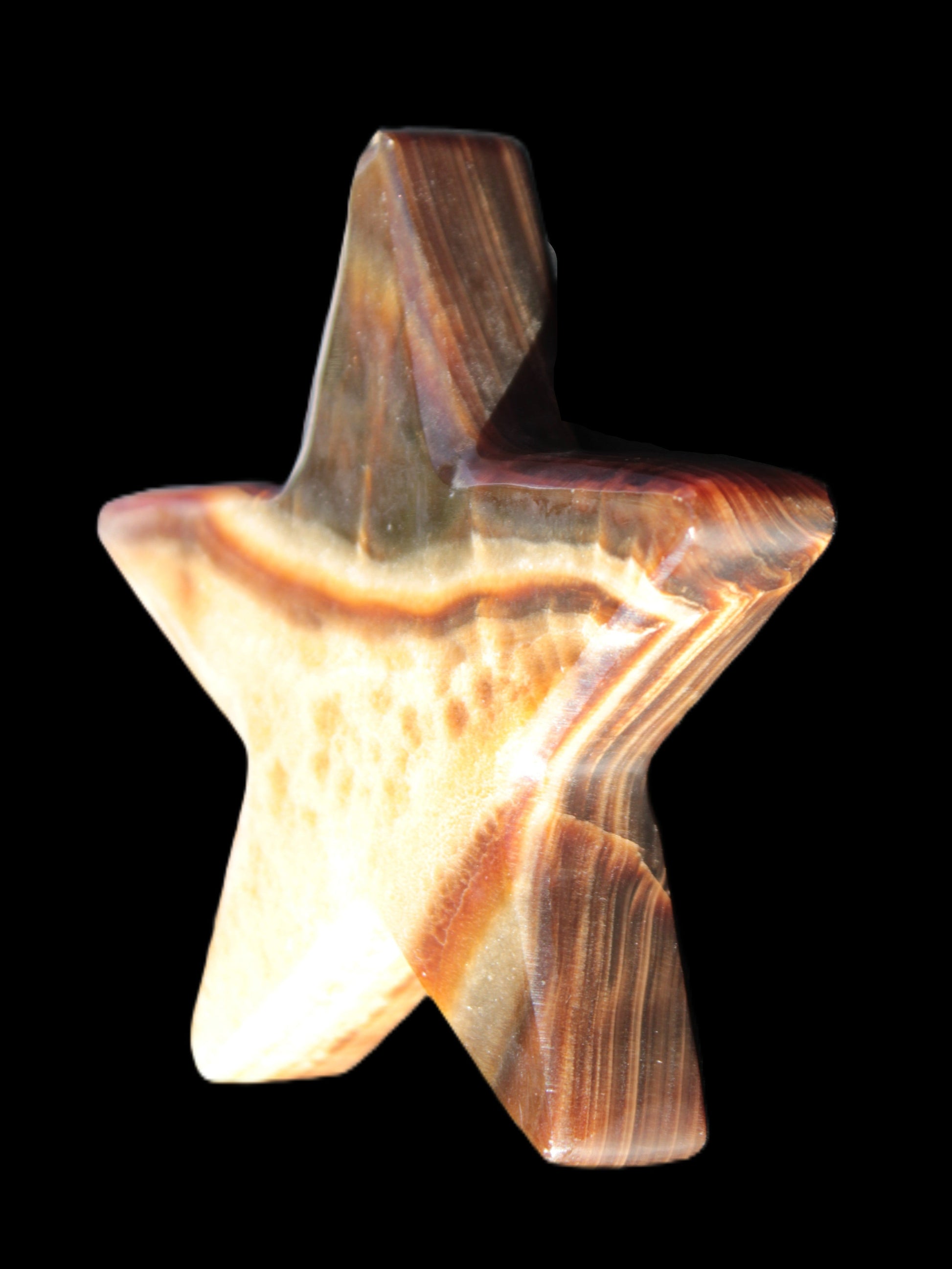 Chocolate Calcite Star 103*17mm 232.4g Rocks and Things Store
