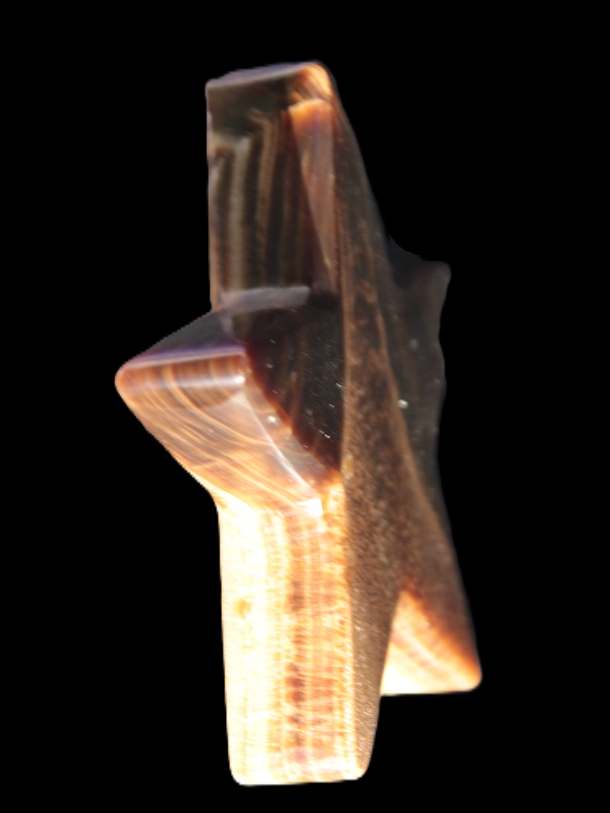 Chocolate Calcite Star 103*17mm 232.4g Rocks and Things Store
