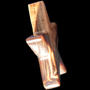 Chocolate Calcite Star 103*17mm 232.4g Rocks and Things Store