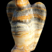 Bumblebee Calcite hand-carved Angel 179g Rocks and Things