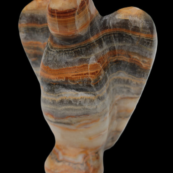 Bumblebee Calcite hand-carved Angel 179g Rocks and Things