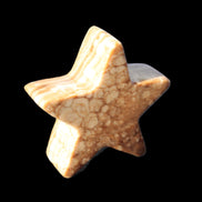 Chocolate Calcite Star 64*21mm 112.2g in bright sunshine - Rocks and Things Store