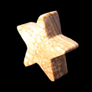 Chocolate Calcite Star 64*21mm 112.2g in bright sunshine - Rocks and Things Store