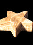 Chocolate Calcite Star 64*21mm 112.2g in bright sunshine - Rocks and Things Store
