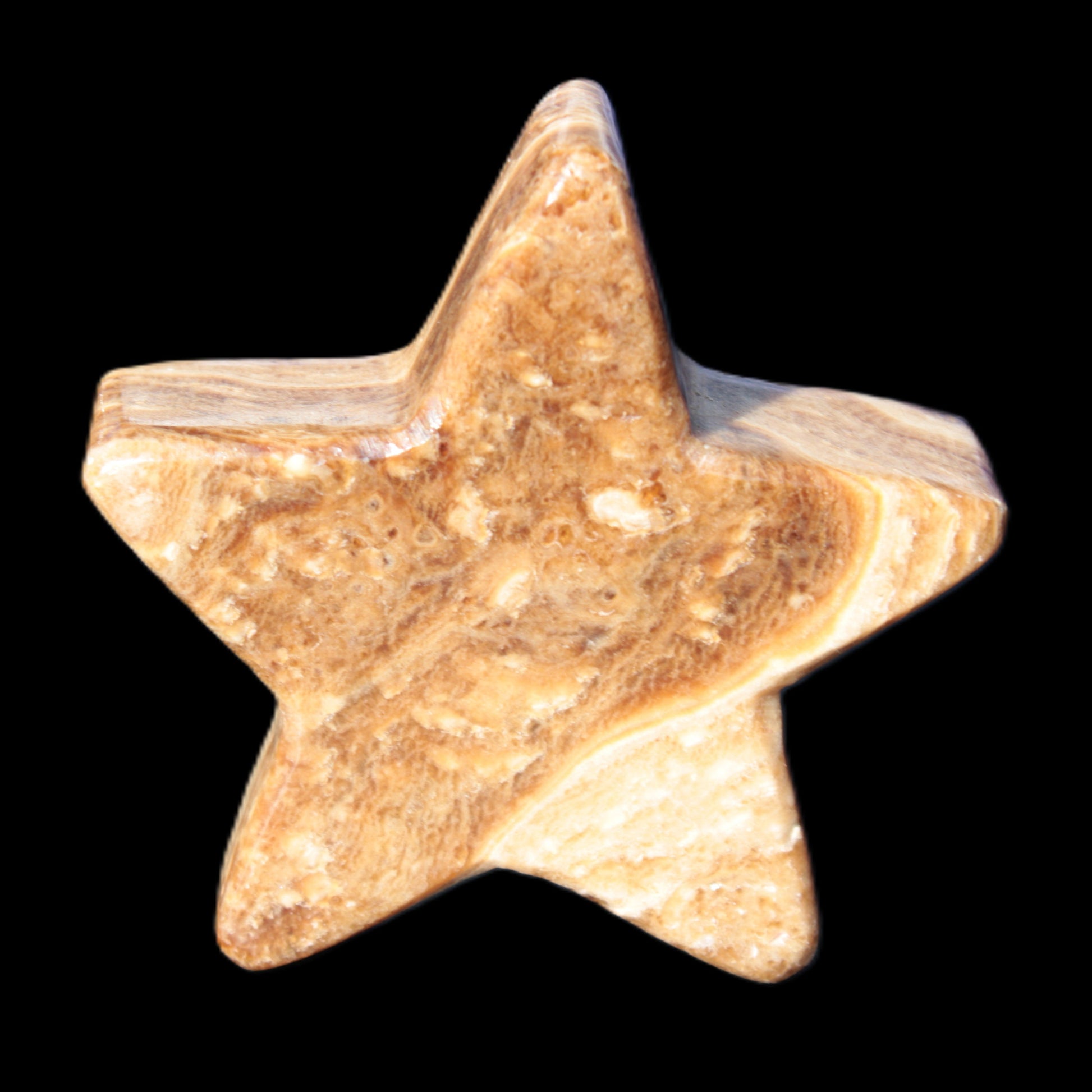 Chocolate Calcite Star 65*18mm 107.2g Rocks and Things Store