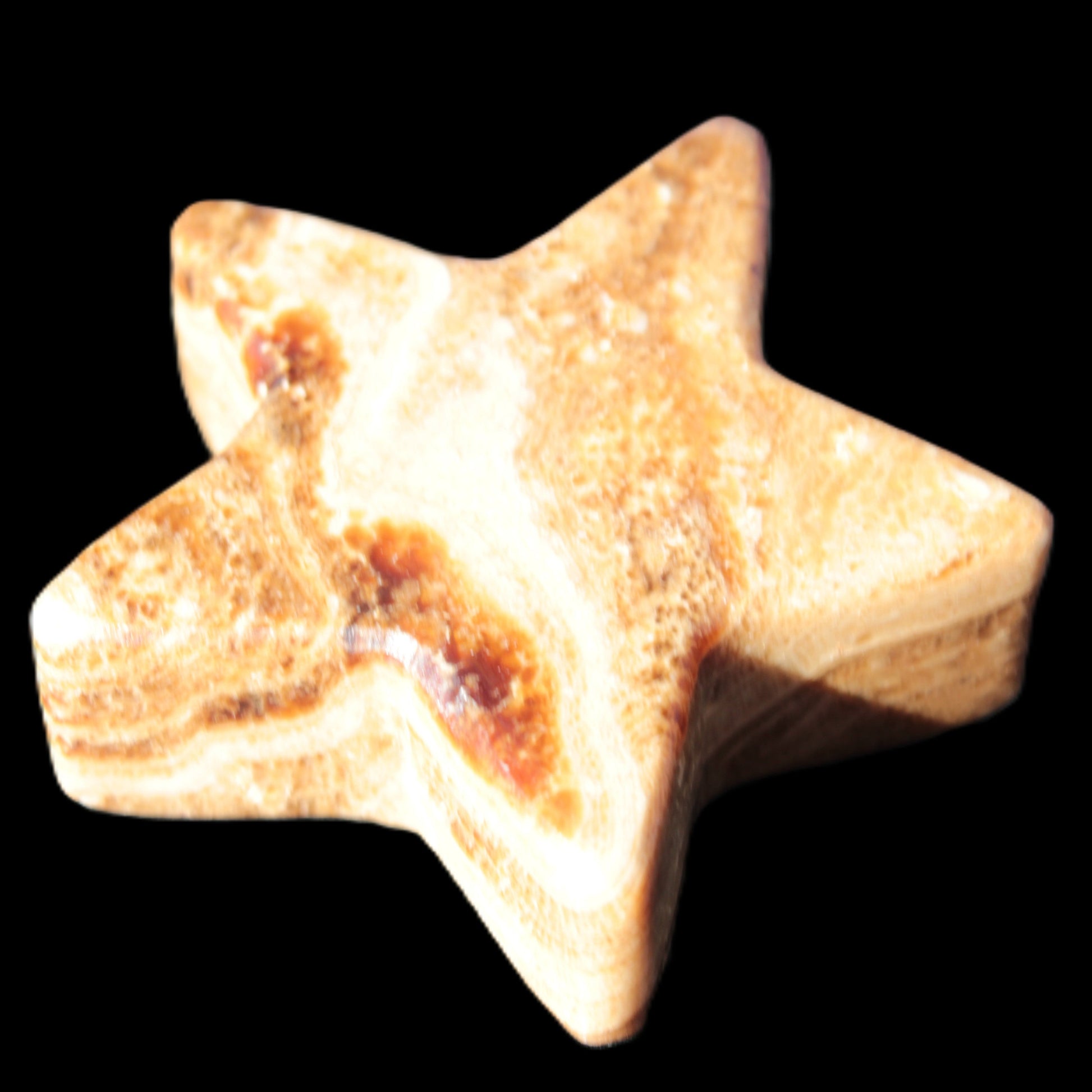 Chocolate Calcite Star 65*18mm 107.2g Rocks and Things Store