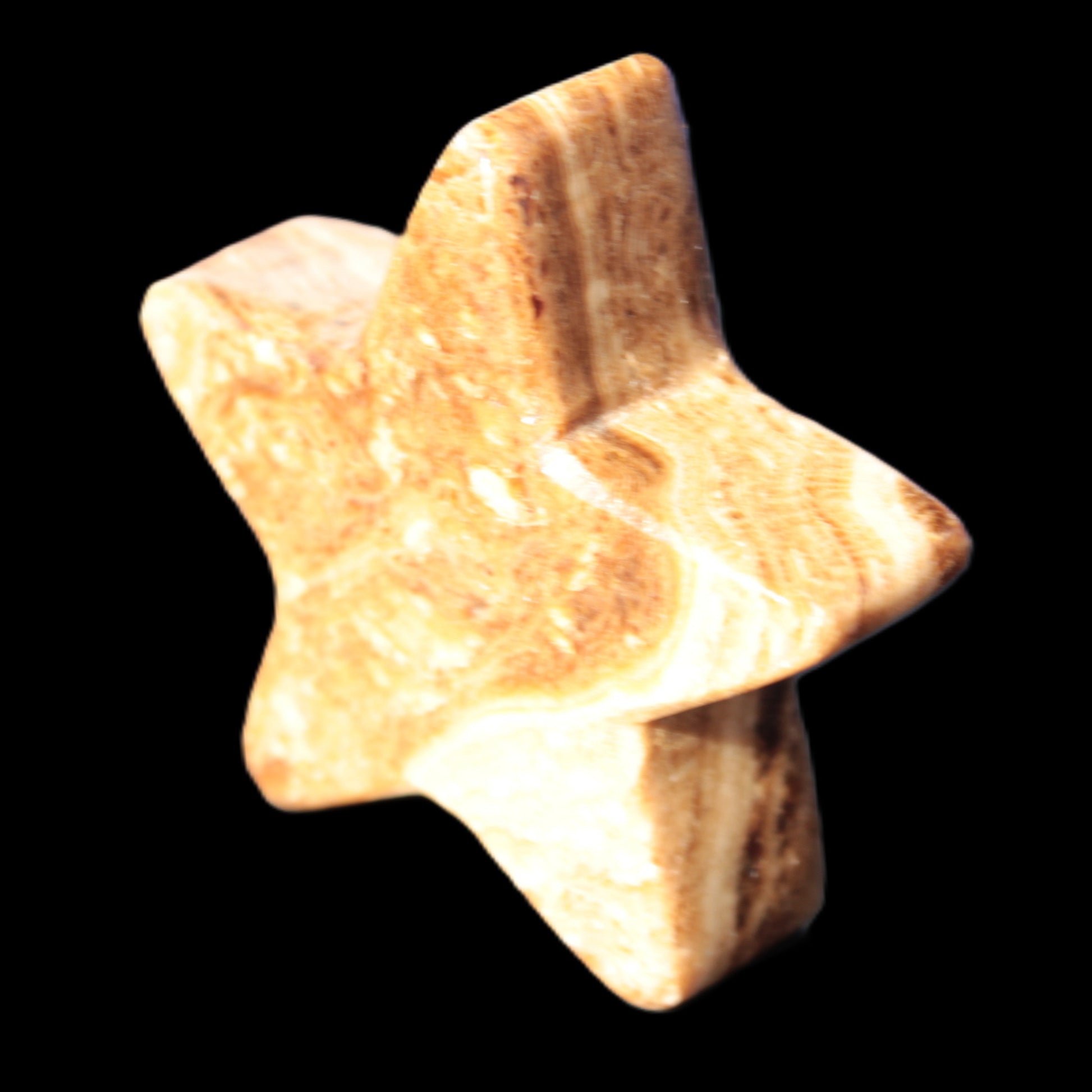 Chocolate Calcite Star 65*18mm 107.2g Rocks and Things Store