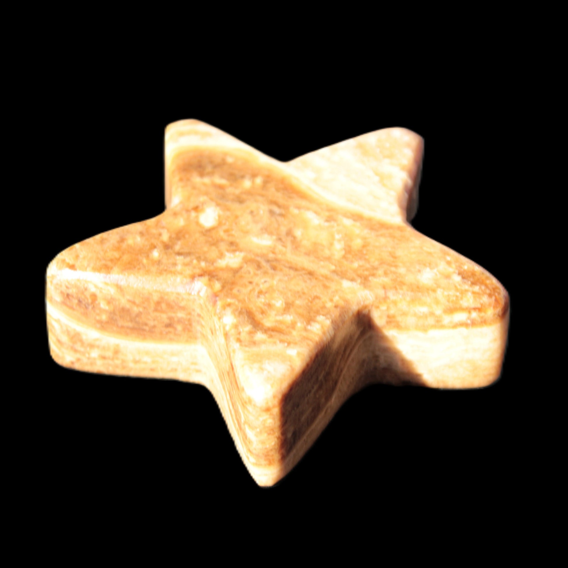 Chocolate Calcite Star 65*18mm 107.2g Rocks and Things Store