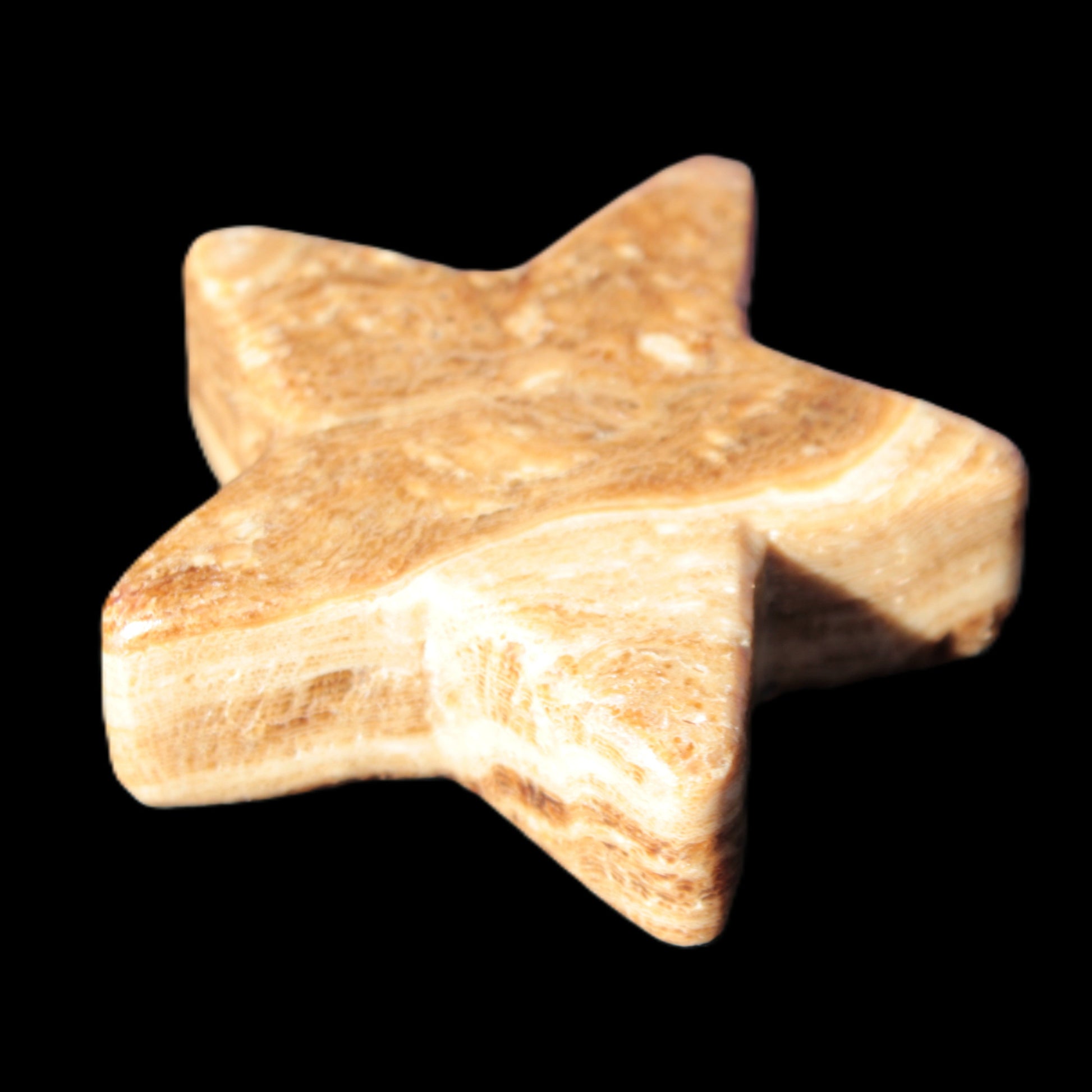 Chocolate Calcite Star 65*18mm 107.2g Rocks and Things Store