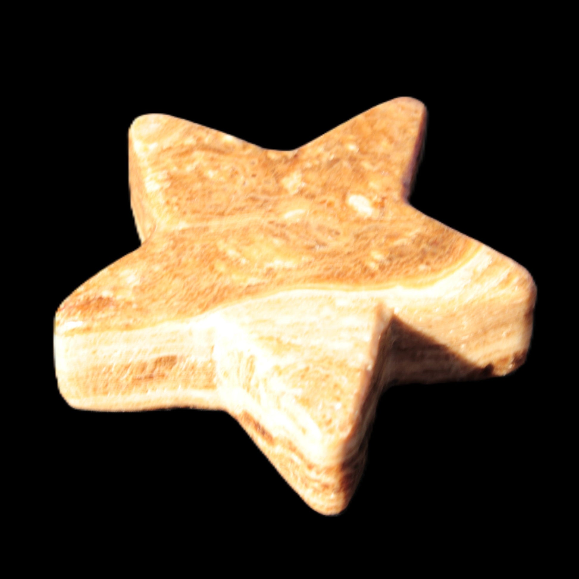 Chocolate Calcite Star 65*18mm 107.2g Rocks and Things Store
