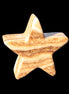 Chocolate Calcite Star 66*22mm 120g Rocks and Things Store