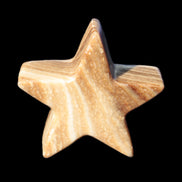 Chocolate Calcite Star 66*22mm 120g Rocks and Things Store