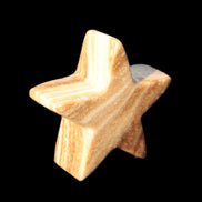 Chocolate Calcite Star 66*22mm 120g Rocks and Things Store
