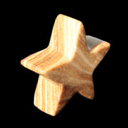 Chocolate Calcite Star 66*22mm 120g Rocks and Things Store