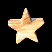 Chocolate Calcite Star 66*22mm 120g Rocks and Things Store