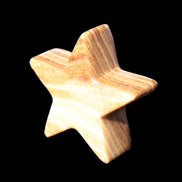 Chocolate Calcite Star 66*22mm 120g Rocks and Things Store