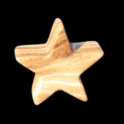 Chocolate Calcite Star 66*22mm 120g Rocks and Things Store
