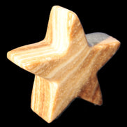 Chocolate Calcite Star 66*22mm 120g Rocks and Things Store
