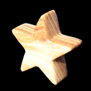 Chocolate Calcite Star 66*22mm 120g Rocks and Things Store