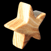 Chocolate Calcite Star 66*22mm 120g Rocks and Things Store