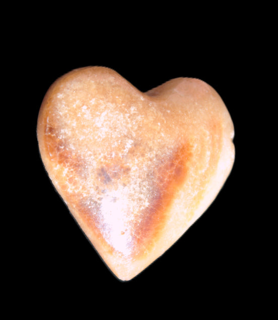 Chocolate Calcite heart 35*35mm 22g Rocks and Things Store