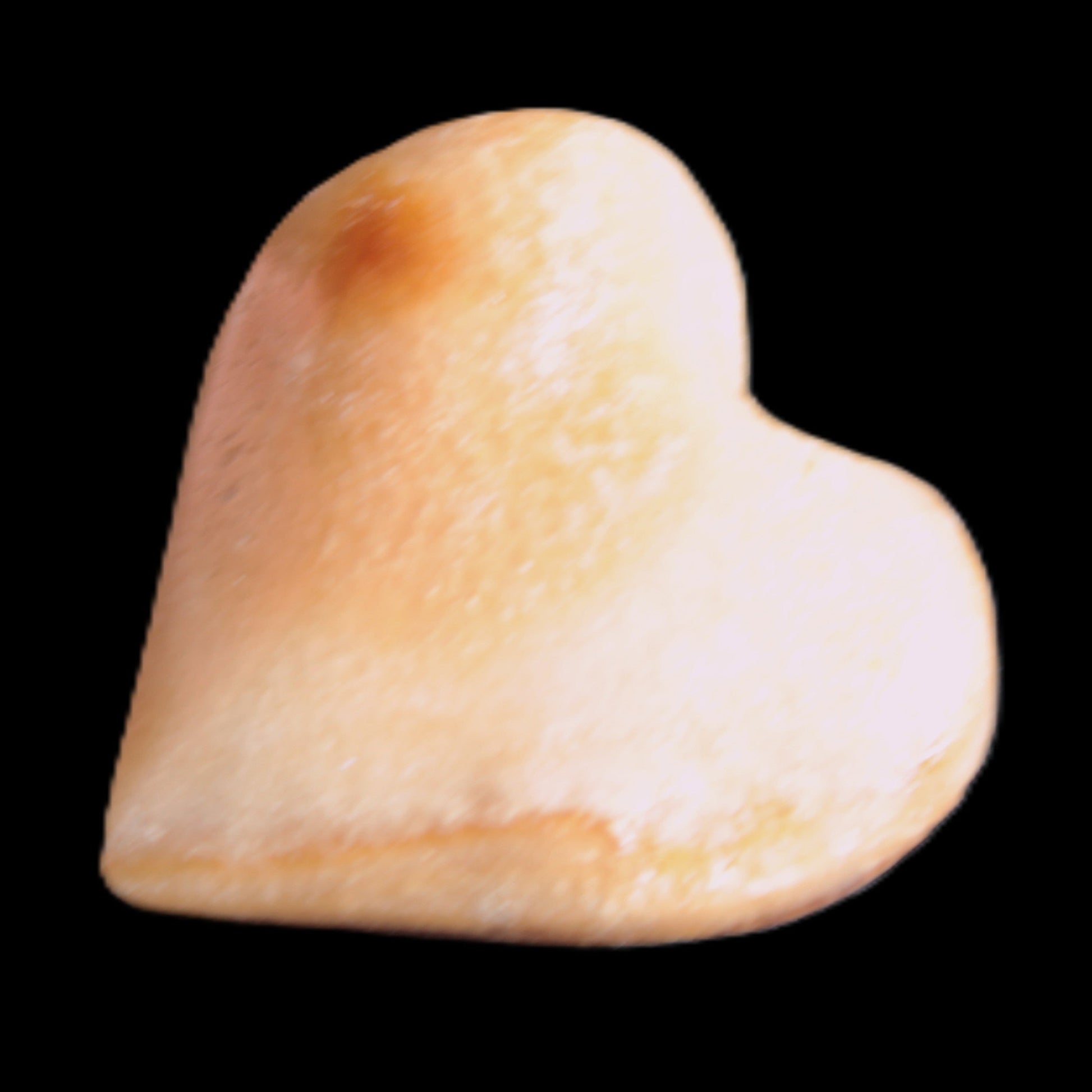 Chocolate Calcite heart 35*35mm 22g Rocks and Things Store