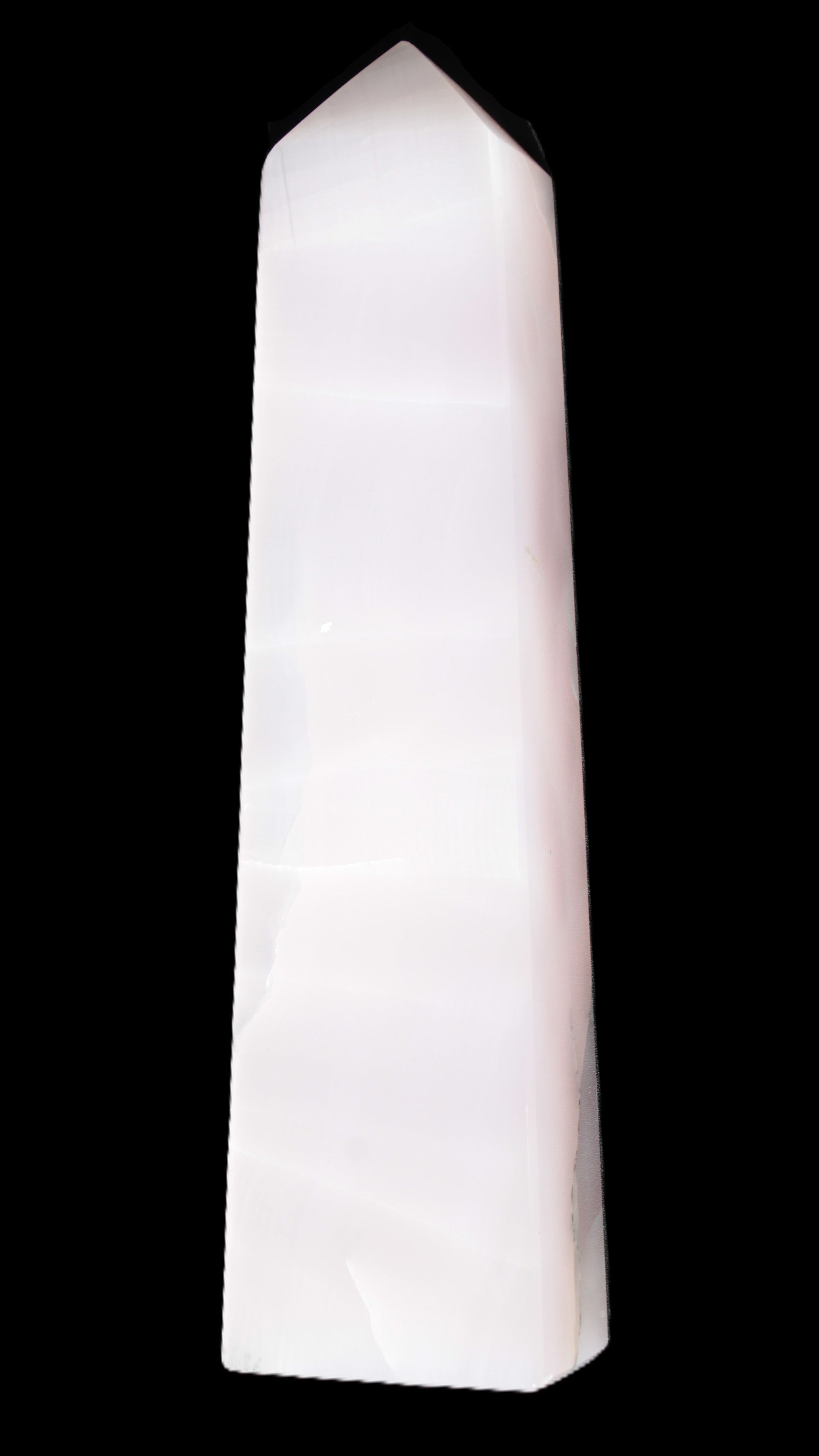 Mangano Calcite obelisk 257*88*64mm 1331g Rocks and Things