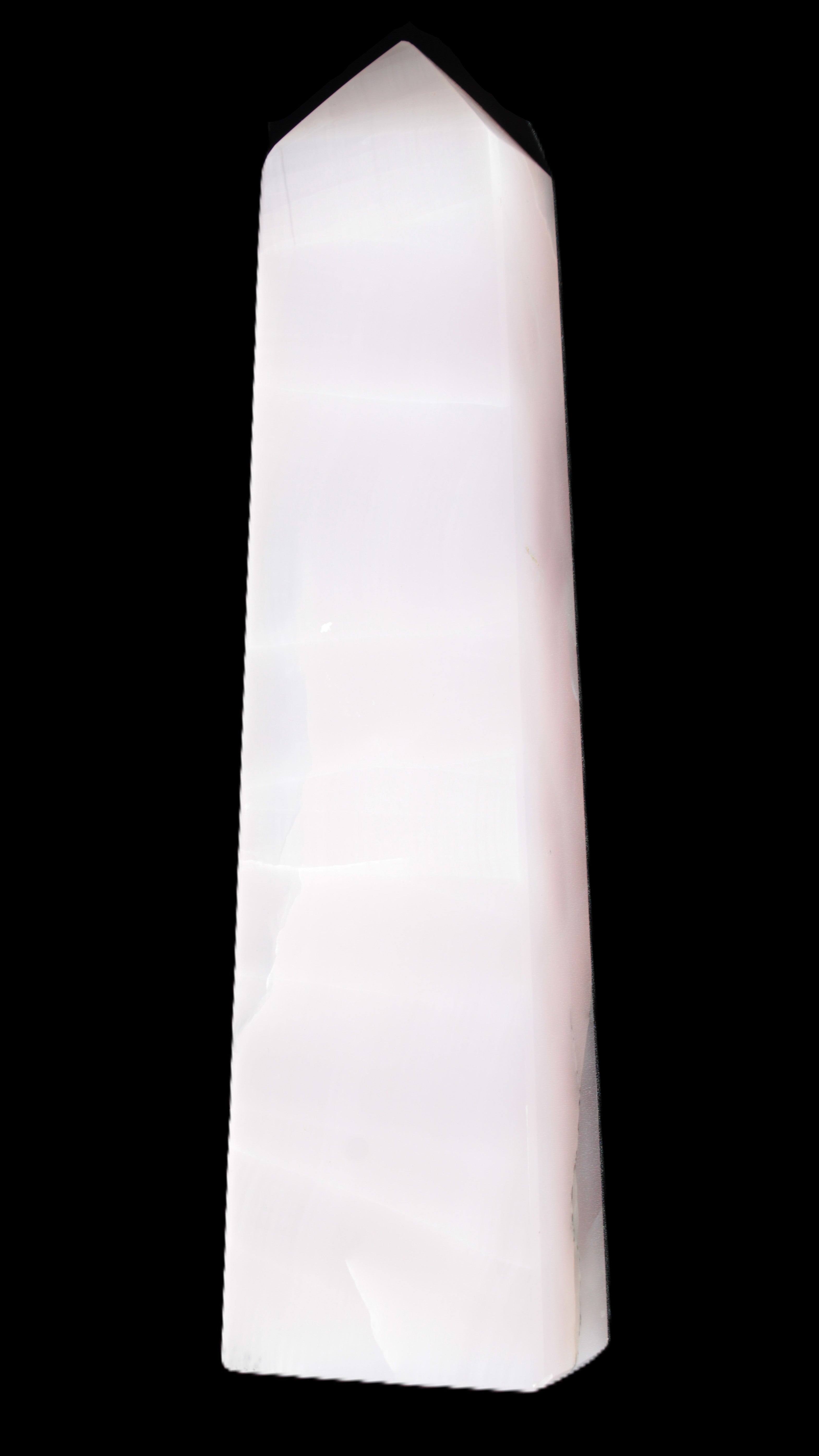 Mangano Calcite obelisk 257*88*64mm 1331g Rocks and Things