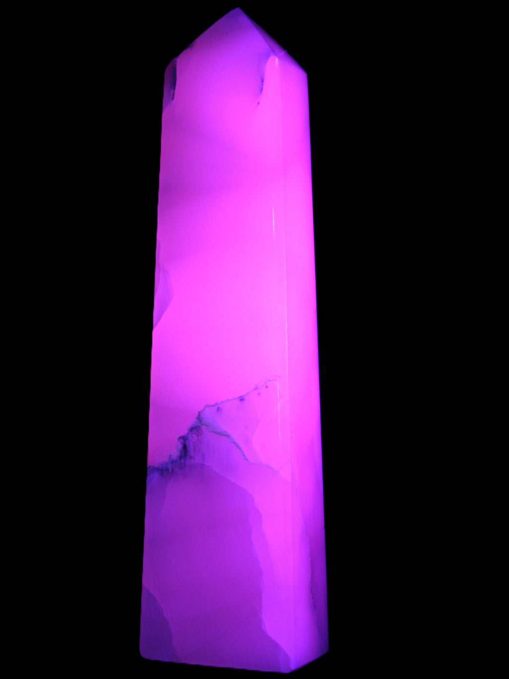 Mangano Calcite obelisk 257*88*64mm 1331g Rocks and Things