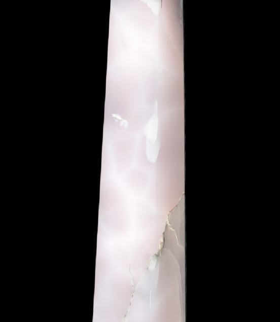Mangano Calcite obelisk 257*88*64mm 1331g Rocks and Things