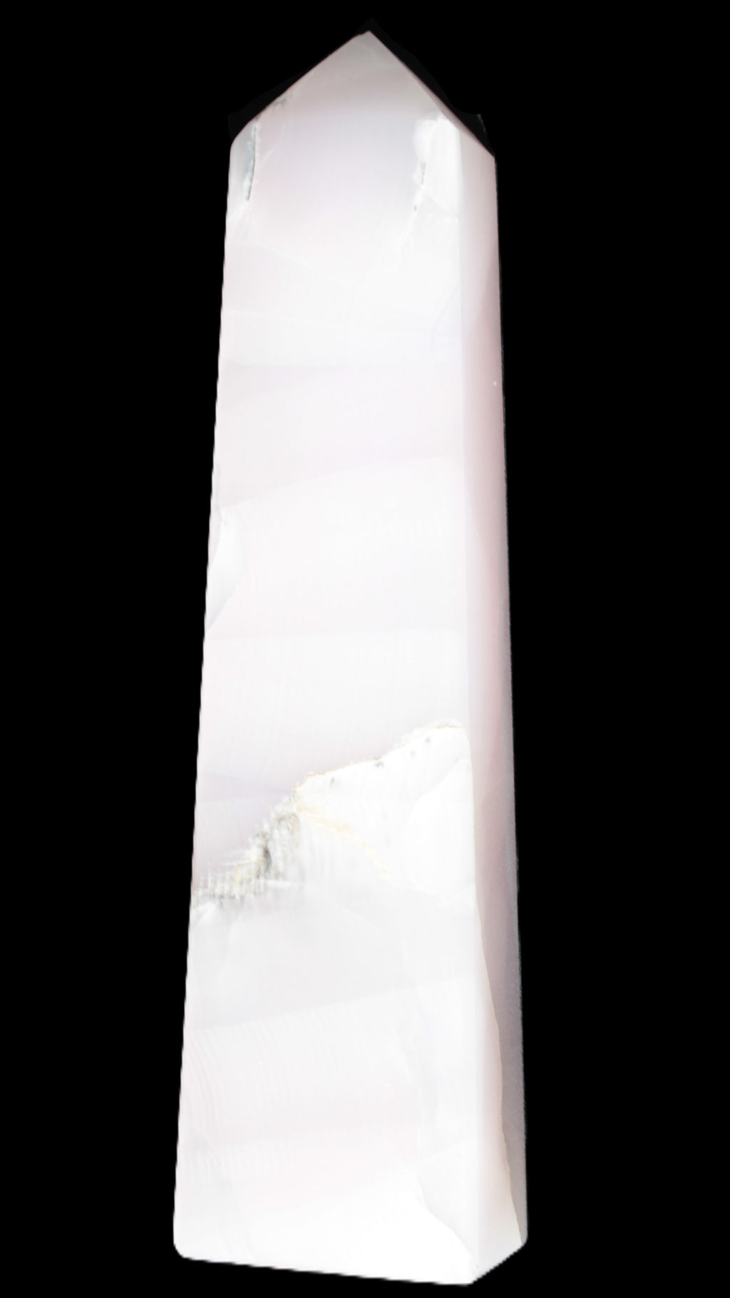 Mangano Calcite obelisk 257*88*64mm 1331g Rocks and Things