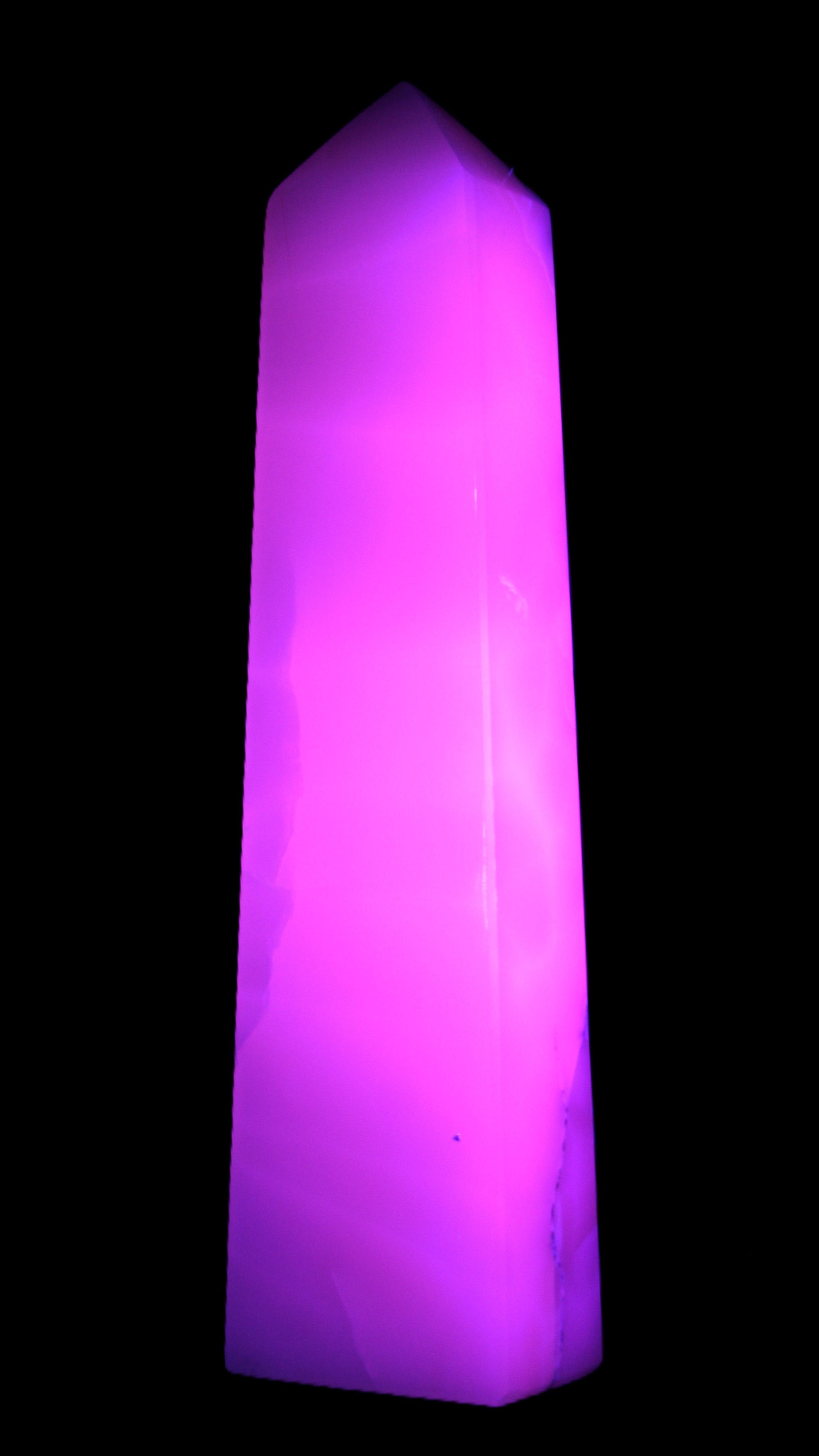Mangano Calcite obelisk 257*88*64mm 1331g Rocks and Things