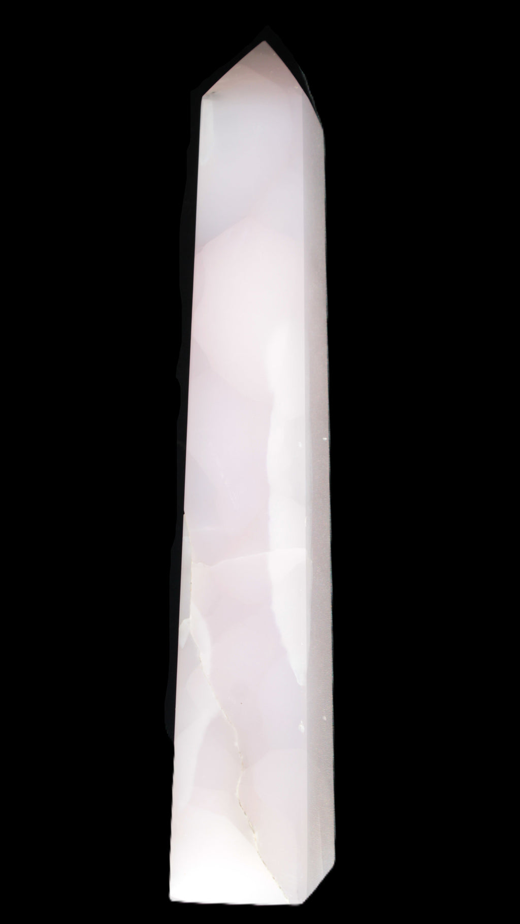 Mangano Calcite obelisk 257*88*64mm 1331g Rocks and Things