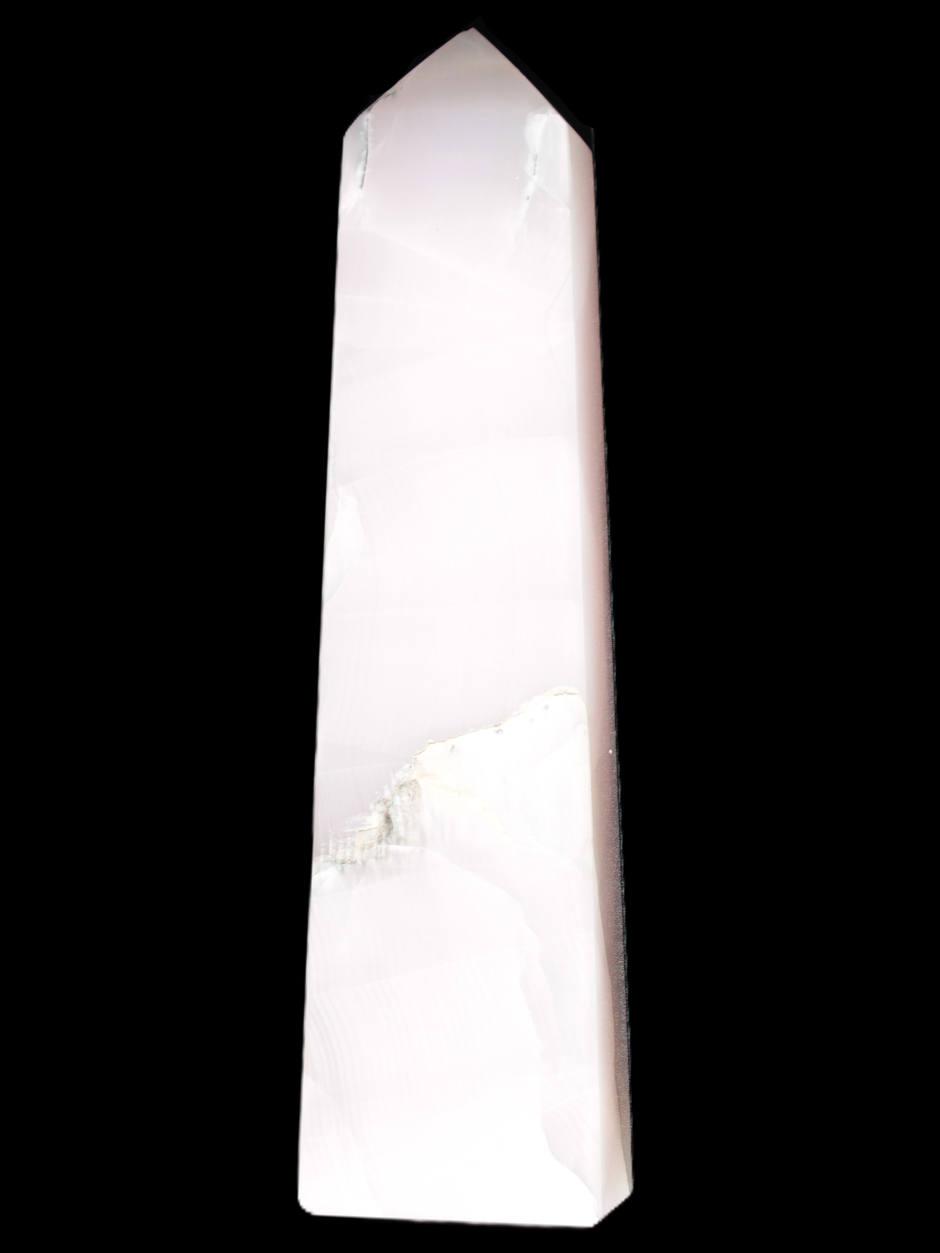 Mangano Calcite obelisk 257*88*64mm 1331g Rocks and Things