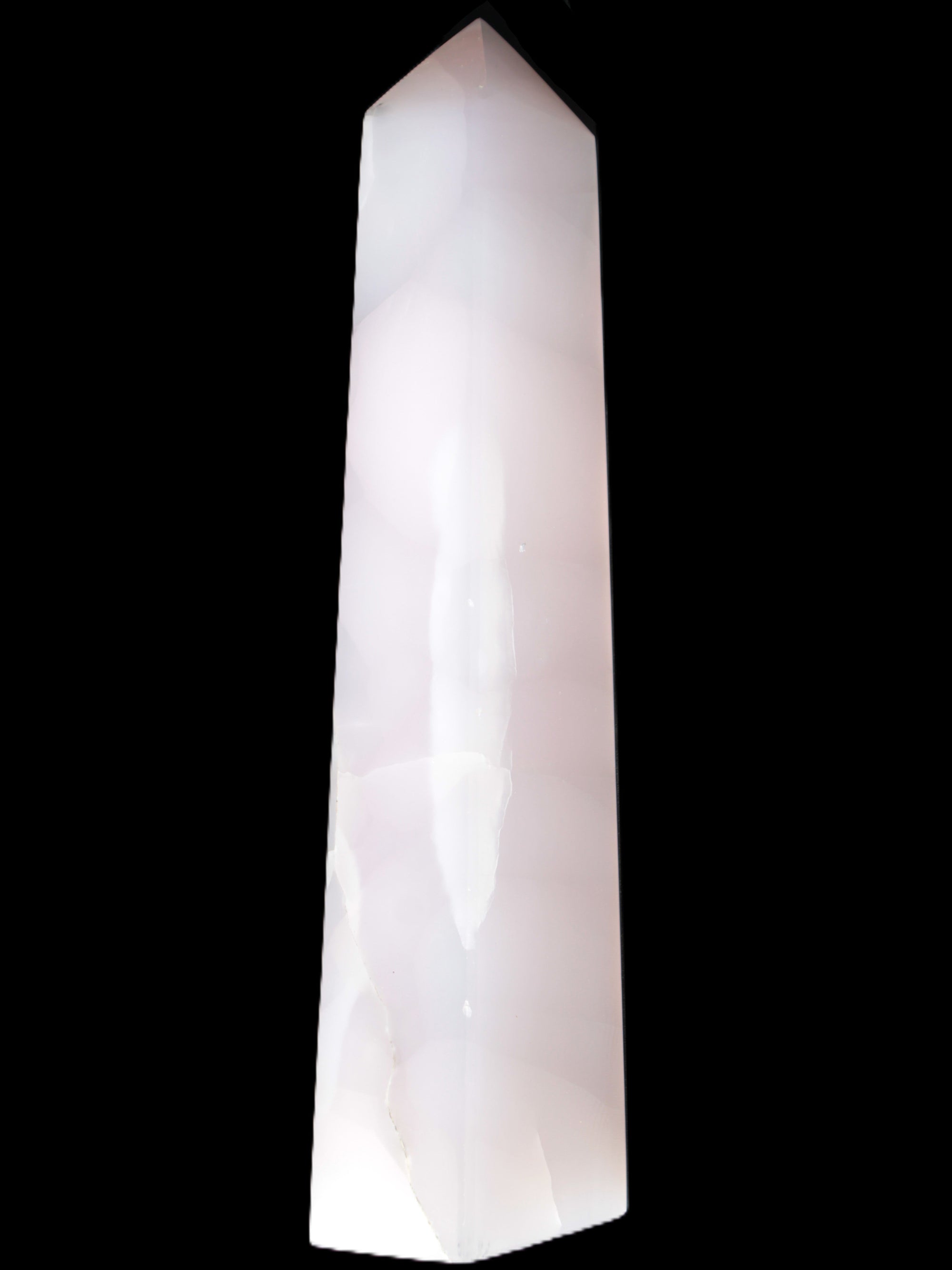 Mangano Calcite obelisk 257*88*64mm 1331g Rocks and Things