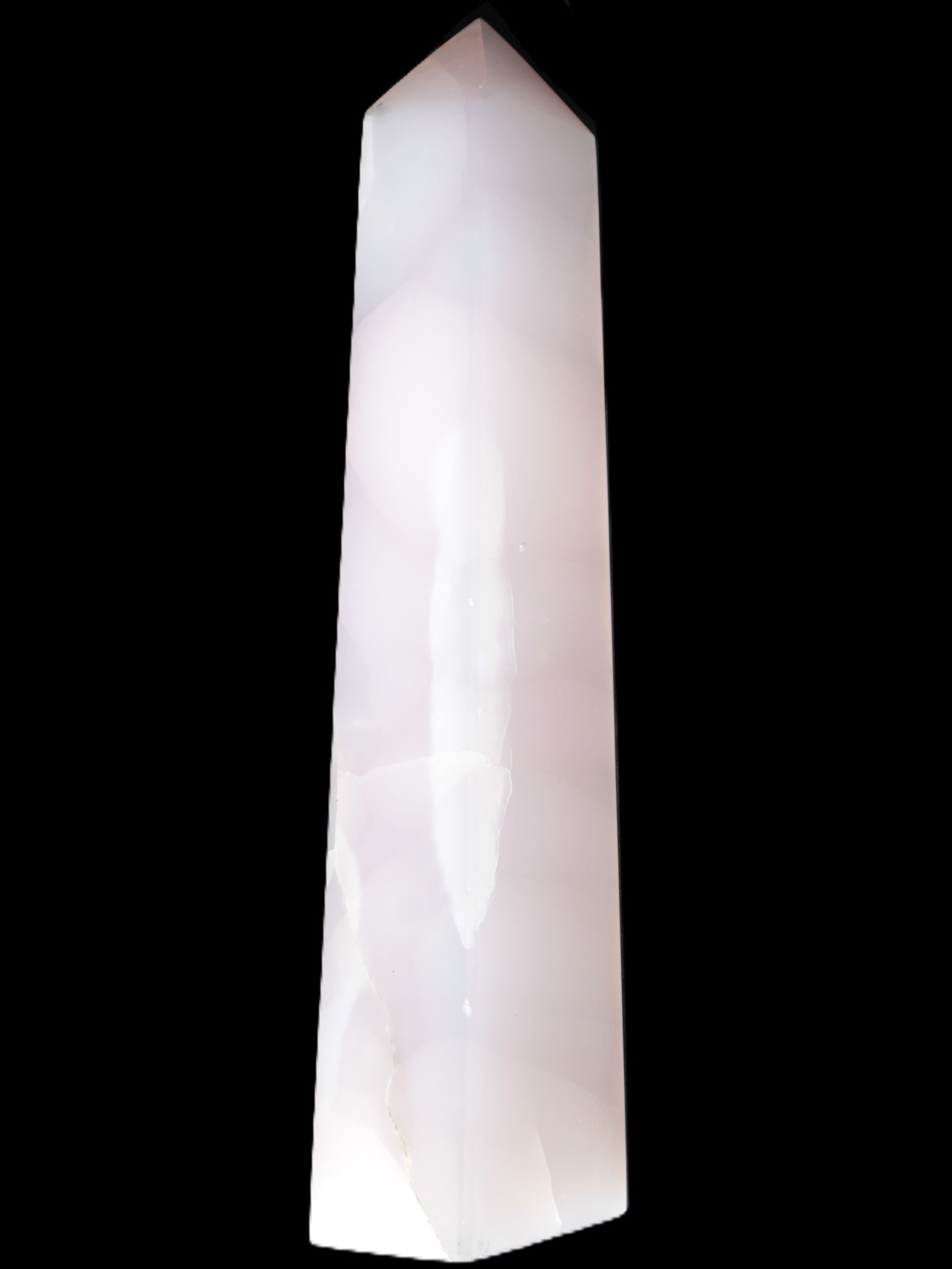 Mangano Calcite obelisk 257*88*64mm 1331g Rocks and Things