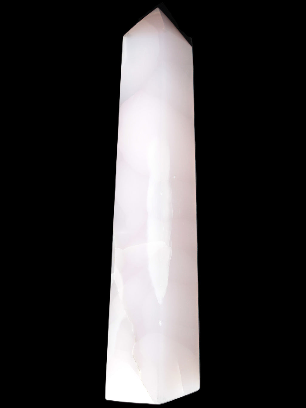 Mangano Calcite obelisk 257*88*64mm 1331g Rocks and Things