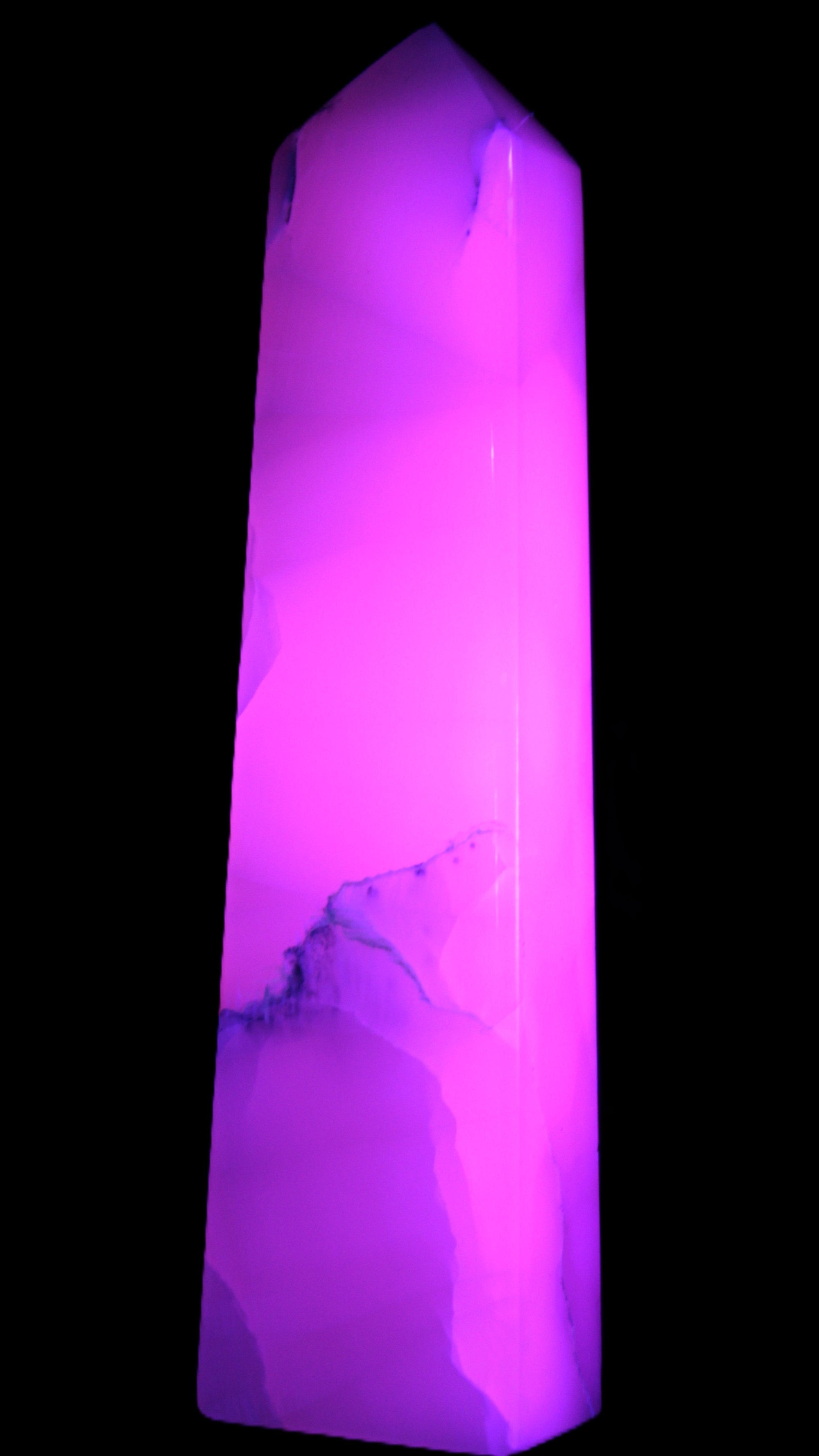 Mangano Calcite obelisk 257*88*64mm 1331g Rocks and Things